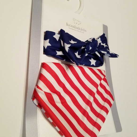 INFANT HAIR AND BIB SET - Picture 2 of 3